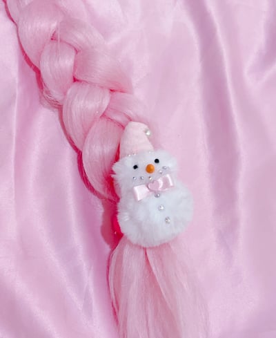 Snowman Hair Clip & Pin