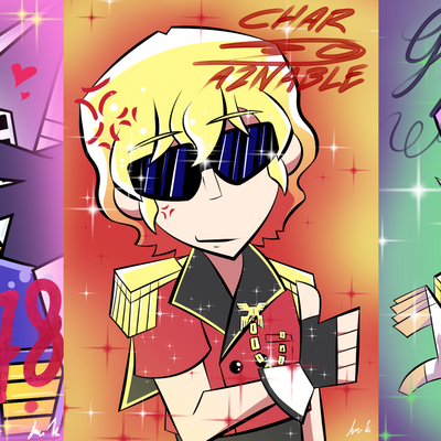 Gundam photocard inspired art cards