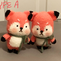 Fox Friend Crochet Made by Mom - Thumbnail 1