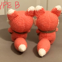 Fox Friend Crochet Made by Mom - Thumbnail 4