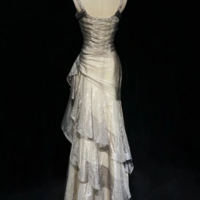 New Style Green A Line Long Prom Dresses Long Evening Dresses - Thumbnail 2