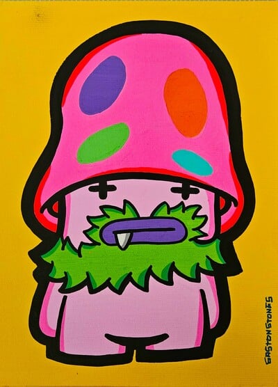 Drawing by Gaston Stones "Stones Kids Serie #1"