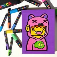 Drawing by Gaston Stones "Stones Kids Serie #4" - Thumbnail 2