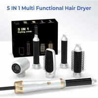 5-in-1 Hair Dryer Brush Set Blow Dryer Brush with Air Style Wrap Negative Ionic Magicstyler Air Styler Curling Iron Brush Air Curler Air Styler Wrap - Thumbnail 6