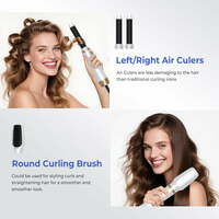 5-in-1 Hair Dryer Brush Set Blow Dryer Brush with Air Style Wrap Negative Ionic Magicstyler Air Styler Curling Iron Brush Air Curler Air Styler Wrap - Thumbnail 2