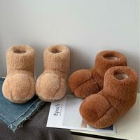 Cute Warm Cat Paw High Top Slippers - Thumbnail 6