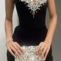 Mermaid Sexy Black Mother Of Bridal Dress Long Formal Prom Dresses - Thumbnail 1