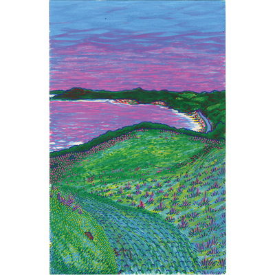 On a hill near tywod marros overlooking amroth