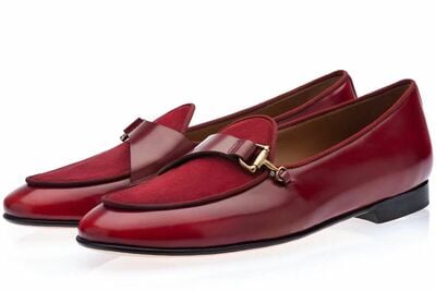 Men's leather loafers for Business Holiday Shoes 