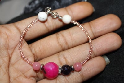 EM-POWERED BY PRECIOUS PINK WOMENS BRACELET