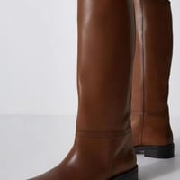 Women's New Round Toe High Boots Thick-Soled knight Boots - Thumbnail 7