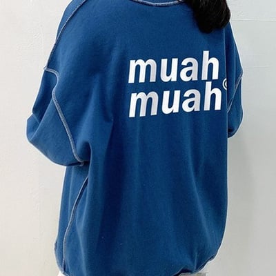 Muah muah sweatshirt - Thumbnail 1