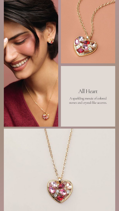 Heart Mosaic Necklace