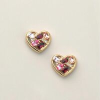 Heart Mosaic Earrings - Thumbnail 1