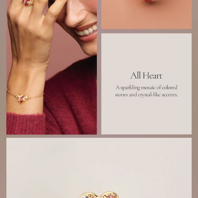 Heart mosaic ring - Thumbnail 5