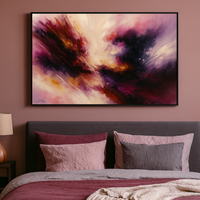 Cosmic Infinity - Abstract Explosion in Red and Purple - Thumbnail 3