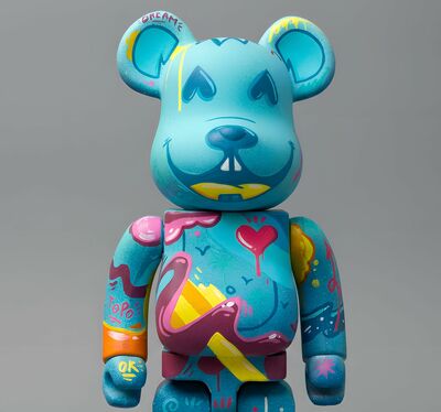 Custom Bearbrick 400% by Topo "Into the Deep"
