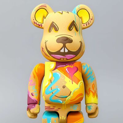 Custom Bearbrick 400% by Topo "Solar Drive"