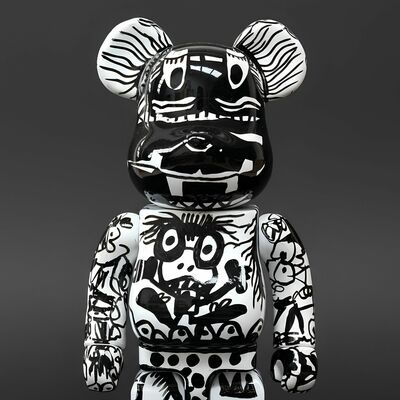 Custom Bearbrick 400% by Xavi Carbonell "Untitled #2"
