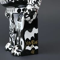 Custom Bearbrick 400% by Xavi Carbonell "Untitled #2" - Thumbnail 5
