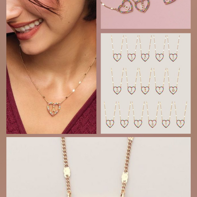 Love letter initial necklace - Thumbnail 5