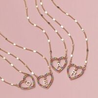 Love Letter Initial Necklace - Thumbnail 3