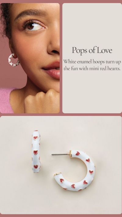 Sweet Crush Hoop Earrings