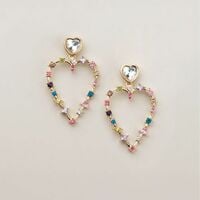 Heartline Luxe Statement Earrings - Thumbnail 1
