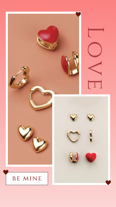 A Heart of Gold Earring Pack