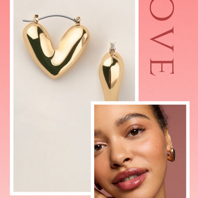 Modern valentine statement earrings - Thumbnail 4