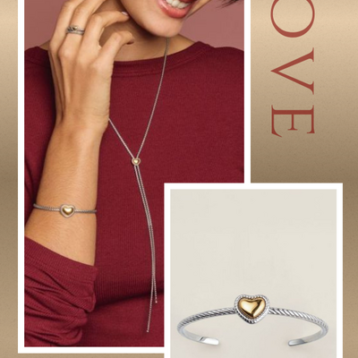 Stainless steel my heart cuff bracelet - Thumbnail 4