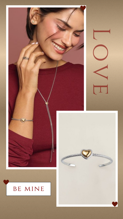 Stainless Steel My Heart Cuff Bracelet