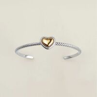 Stainless Steel My Heart Cuff Bracelet - Thumbnail 1