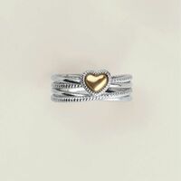 Stainless Steel My Heart Ring - Thumbnail 1
