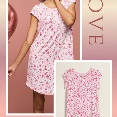 Heart print nightshirt - Thumbnail 2