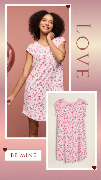 Heart Print Nightshirt