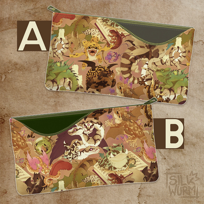 Dragon familiars pencil case