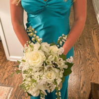 Simple A Line Cross Back Prom Dresses Evening Party Dress  - Thumbnail 1