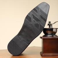 Retro business men's short boots fashionable and trendy Martin boots - Thumbnail 6