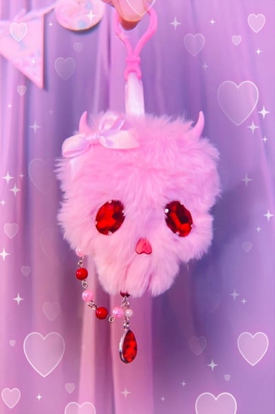 Love Skull Bag Charm
