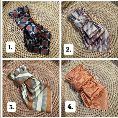 Matsu cravat w/ silver choker