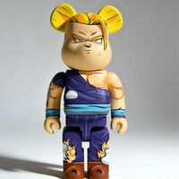 Custom Bearbrick 400% by Dhani Barragan "Gohan"  - Thumbnail 1