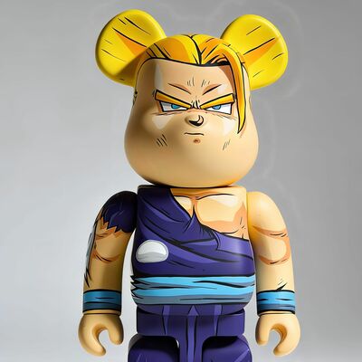 Custom Bearbrick 400% by Dhani Barragan "Gohan" 