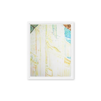 Framed canvas - water city