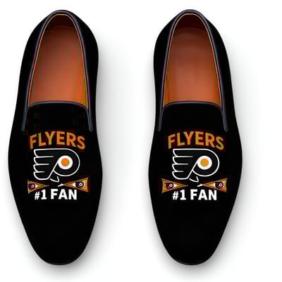 Crafted leather handmade classic black velvet loafers dress shoes