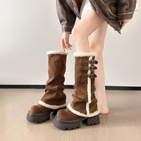 Winter Warm Boots With Buckles - Thumbnail 2