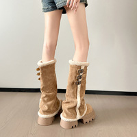 Winter Warm Boots With Buckles - Thumbnail 3