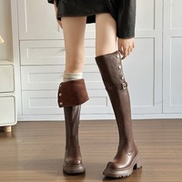 Fashion Knee over long boots for women - Thumbnail 1