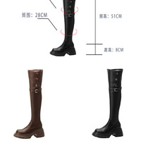 Fashion Knee over long boots for women - Thumbnail 6