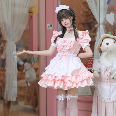 Cosplay japanese soft girl maid dress